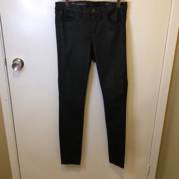 Madewell skinny skinny leather like jeans - Picture 4 of 11